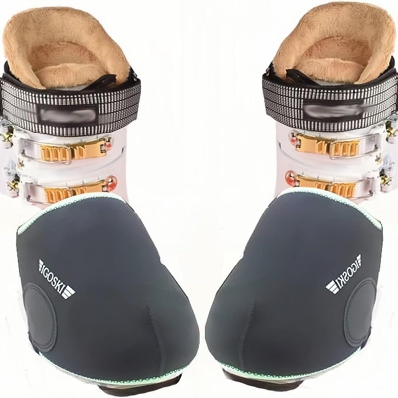 IGOSKI SKI Boot & Shoe Covers Water Resistant and Washable Ski Boot Covers Keep Dry and Warm - Image 1